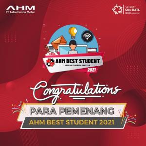 Perwakilan Astra Honda Best Student 2021 dari Banten, meraih penghargaan kategori UMKM